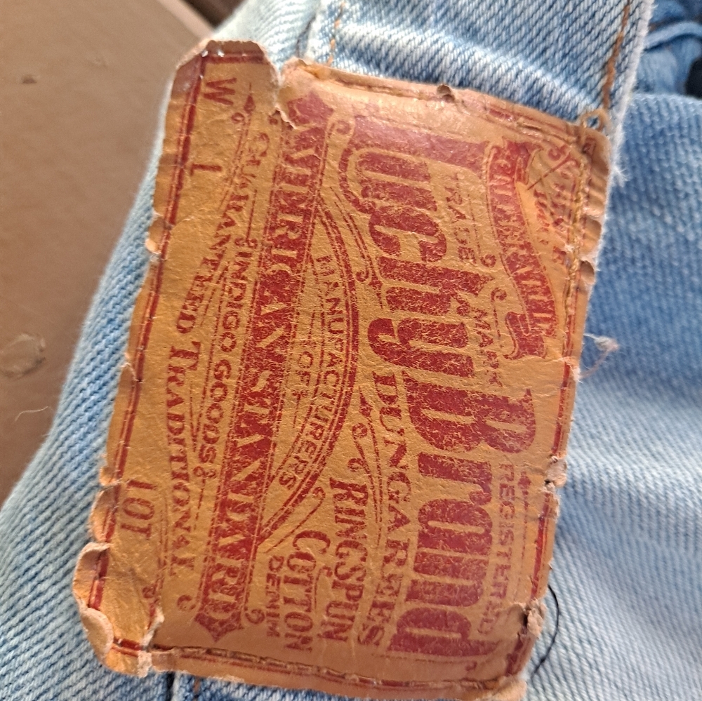 Lucky Brand Blue Straight Leg Jeans - Picture 2 of 5